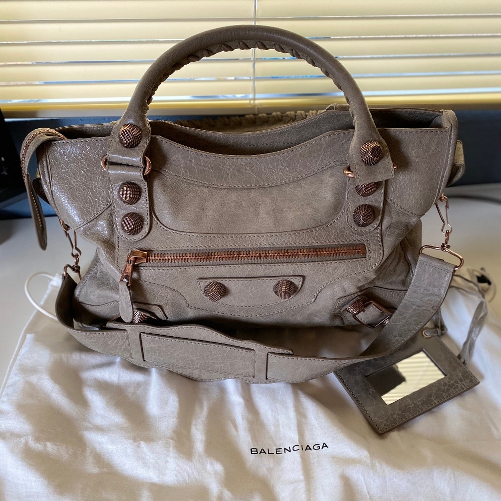 Balenciaga City Bag in Grey